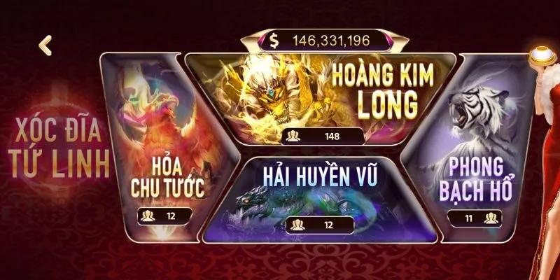Xóc Đĩa Tứ Linh Go88 là gì?  Khám phá 4 phòng game chơi vui nhất Xóc Đĩa Tứ Linh có 4 phòng game sôi nổi cho phép anh em thỏa sức chơi cược
